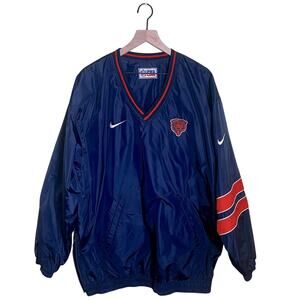 VNTG NFL NIKE PRO LINE CHICAGO BEARS reversible jacket sports team wear XXL